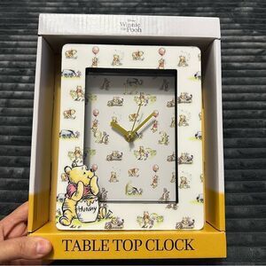 Winnie the Pooh Table Top Clock NIB